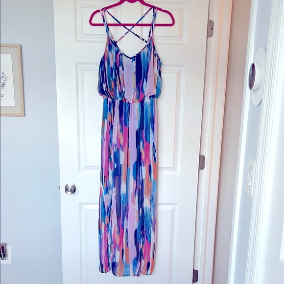 Dresses & Skirts - Colorful Strappy Maxi Dress